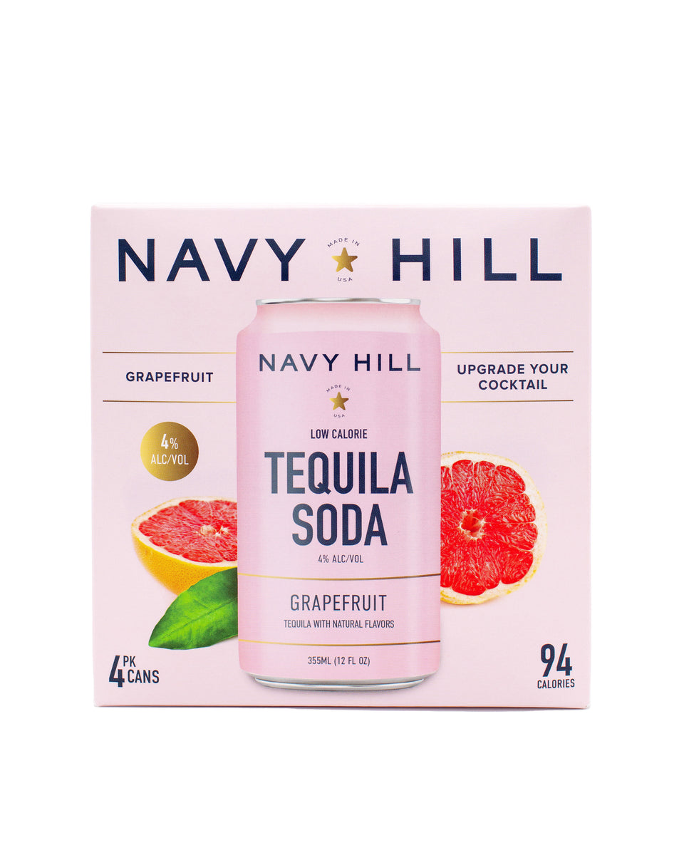 Navy Hill Grapefruit Tequila Soda 12 pack Drink Navy Hill