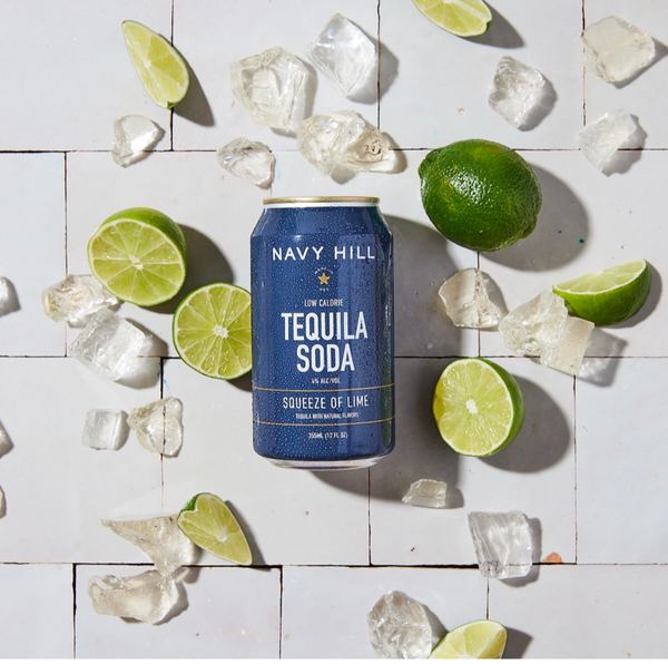 Squeeze of Lime Tequila Soda - 12 pack