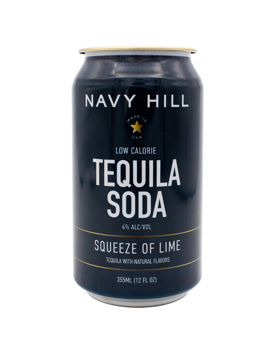 Navy Hill Squeeze of Lime Tequila Soda 4 pack Drink Navy Hill