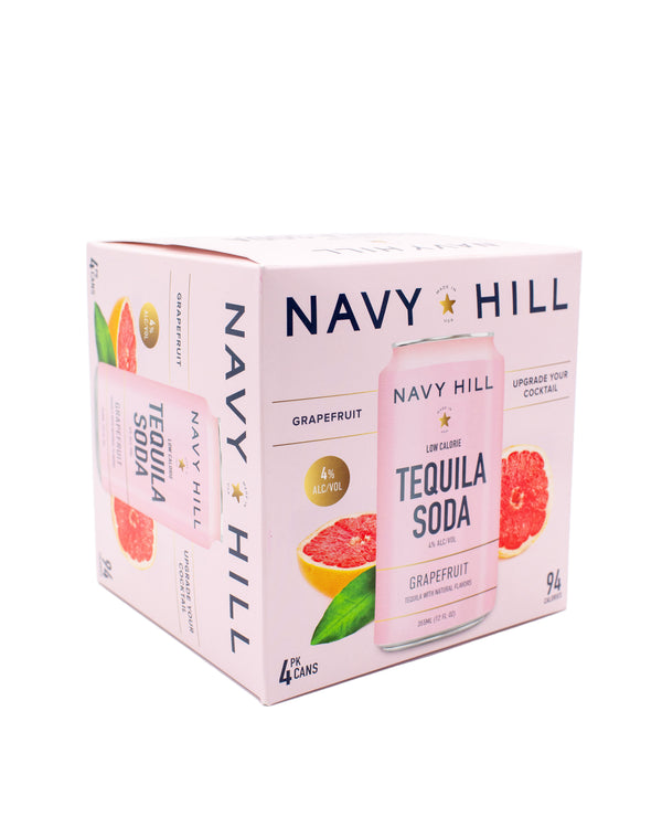 Navy Hill Grapefruit Tequila Soda Box Side