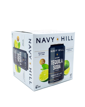 Navy Hill Squeeze of Lime Tequila Box Side